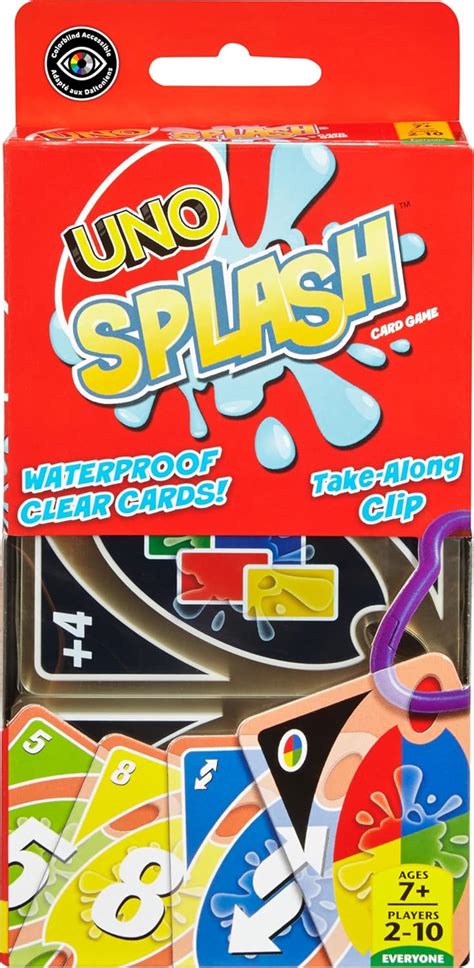 Mattel Games Kid Uno Splash Card Game : Amazon.in: Toys & Games
