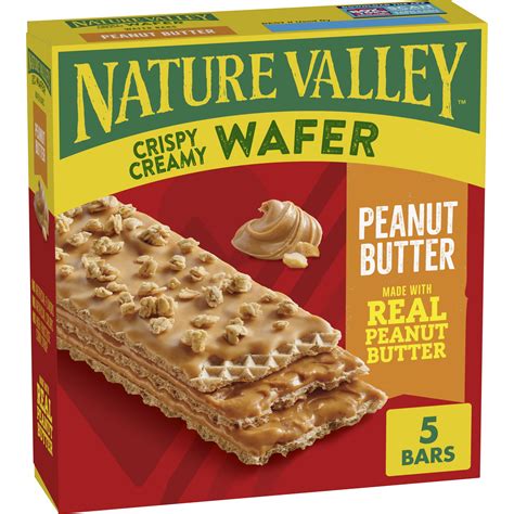 Nature Valley Wafer Bars, Peanut Butter, Crispy Creamy