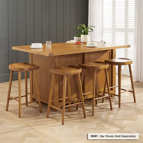 Oak Rustic Kitchen Islands Bars 11 Farmhouse Kitchen Island Ideas