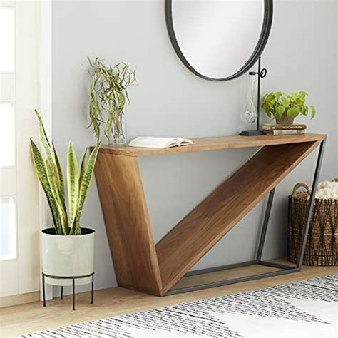 Buy Deco 79 Contemporary Wood Coffee Couch, Living, Reception Room ...