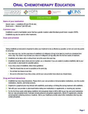 Fillable Online Oncology Drug Reference Sheet: Erdafitinib - ONS Voice ...