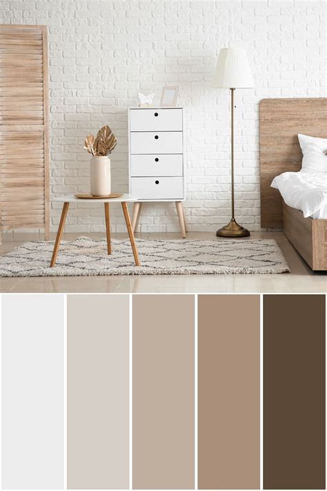 Beige and Brown Color Palette With Paint Color Matches