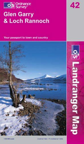 Buy Glen Garry and Loch Rannoch: Sheet 42 (Landranger Maps) Book Online ...