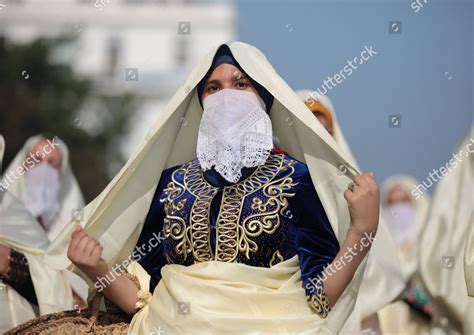 Algerian Women Wearing Traditional Clothes During Editorial Stock Photo - Stock Image | Shutterstock