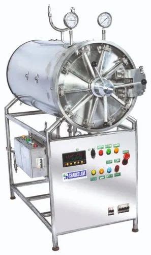 Steam Autoclave Sterilizer - Fully Automatic Horizontal Cylindrical ...