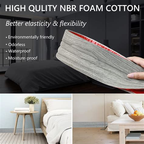 Buy Flexible Wall Baseboard Moulding Trim, Peel and Stick Rubber Wall ...