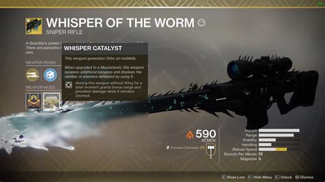 All Exotic Catalysts and Masterwork Upgrades in Destiny 2 | Shacknews