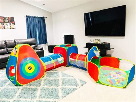 5pc Kids Ball Pit with Jungle Gym Crawl Tunnel Play India | Ubuy