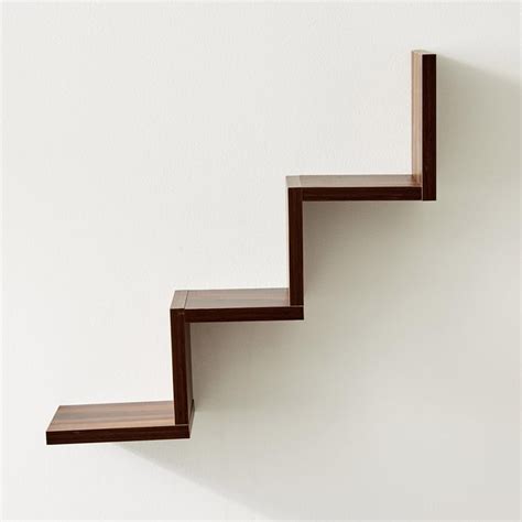 Buy Capricorn W Shaped Wall Shelf - Brown from Home Centre at just INR ...