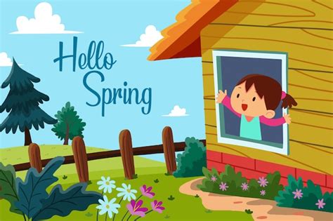 Image result for Hello Spring Scene