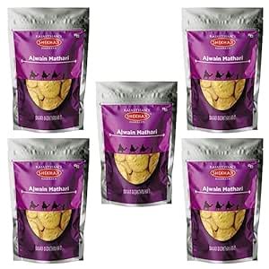Shekhaji Ajwain Mathri 1 kg (Pack of 5, 200gm Each) | Ready to Eat ...
