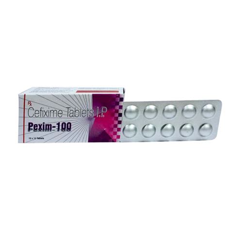 PEXIM-100 Tablets Pifer Pharmaceuticals Pvt Ltd