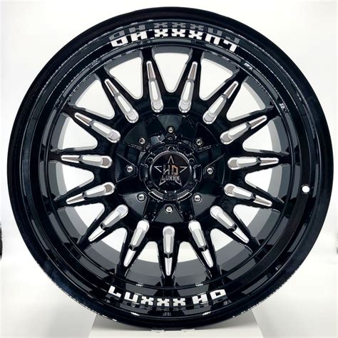 Luxxx Wheels - HD30 Gloss Black Milled 20x10 – VID Wheels