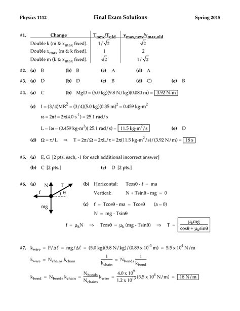 Final S15 Solns ed - Physics 1112 Final Exam Solutions Spring 2015 #1 ...