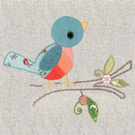 Oopsy Daisy Canvas Wall Art Vintage Birdie by Kristen White, 14 by 14 ...