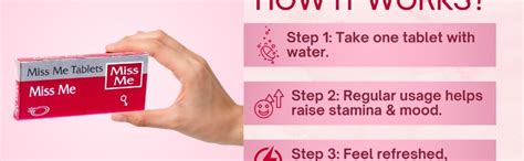 Miss me_Tablets for female pack of 6 tabs in one strip new pack ...