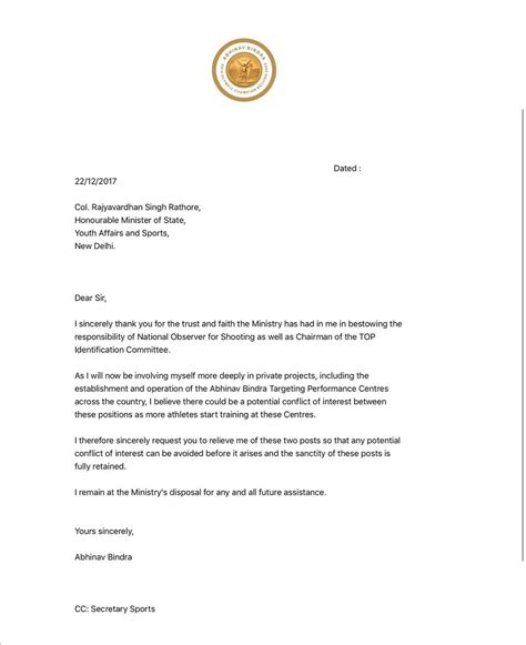 Abhinav Bindra steps down as national observer and TOPS chairman to ...