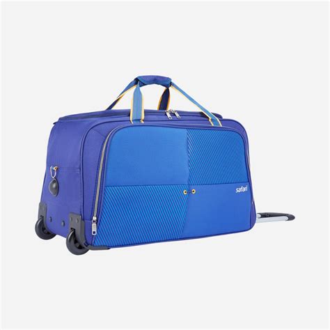 Buy Blue Safari Trac 66 Rolling Duffle With Wheels Online