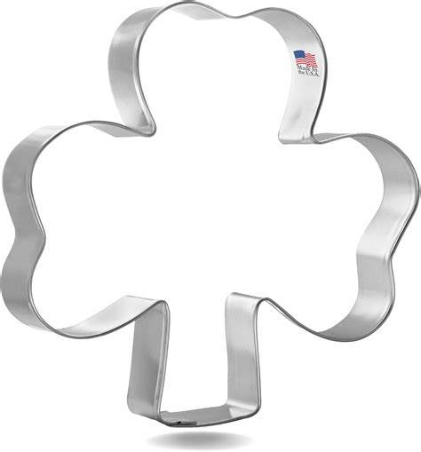 Amazon.com: Foose Shamrock Cookie Cutter 5 Inch –Tin Plated Steel ...