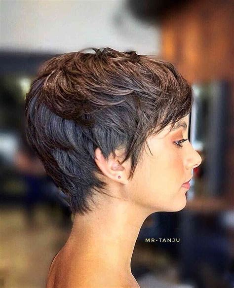 Long Layered Pixie Haircut