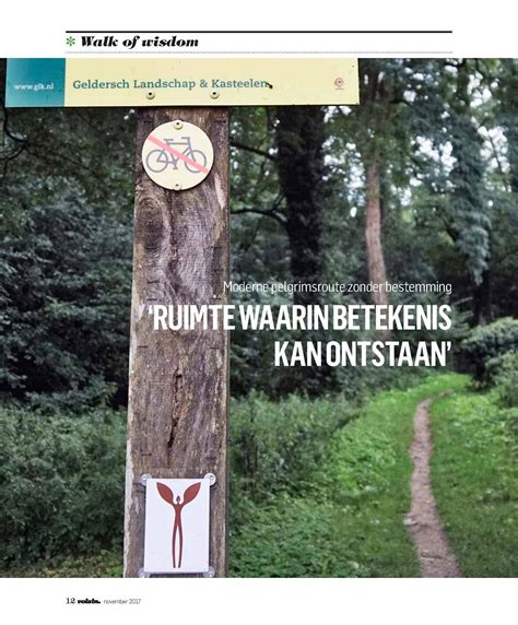 Beautiful article in magazine full sentence about 'Modern pilgrimage ...