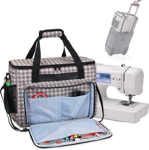 Teamoy Sewing Machine Bag, Sewing Machine Tote Bag for Most Standard ...