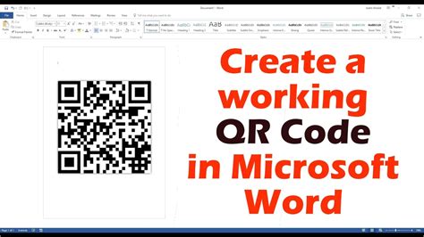 Image result for Word QR Code Generator