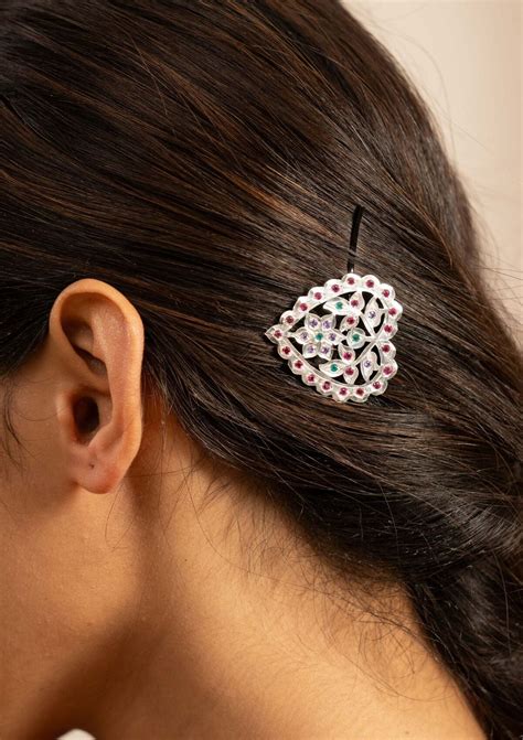 Dilsa Silver Hairpin