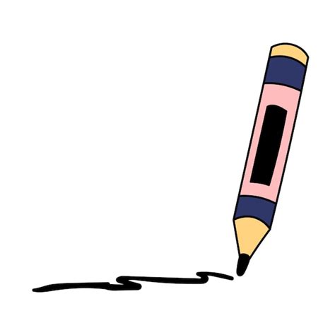 Hand drawn sharpie pen or permanent marker | Premium Vector