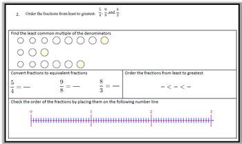 Image result for Comparing Unit Fraction Using Number Line