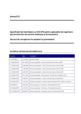 Fillable Online Specificatie Interfatare SIUI - Anexa 012 - Descriere ...