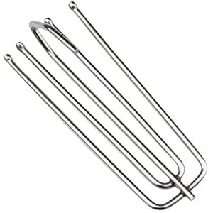 Buy Merrian Living 60 Pcs Pinch Pleat Curtain Hooks, 4 Prongs Stainless ...