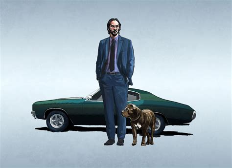 John Wick with Mustang Wallpaper, HD Movies 4K Wallpapers, Images and Background - Wallpapers Den