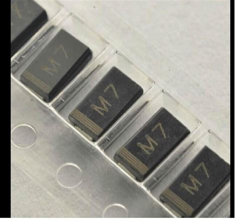 M7 (1N4007) 1A Diode (SMD Package) - 10 pices | Embeddinator