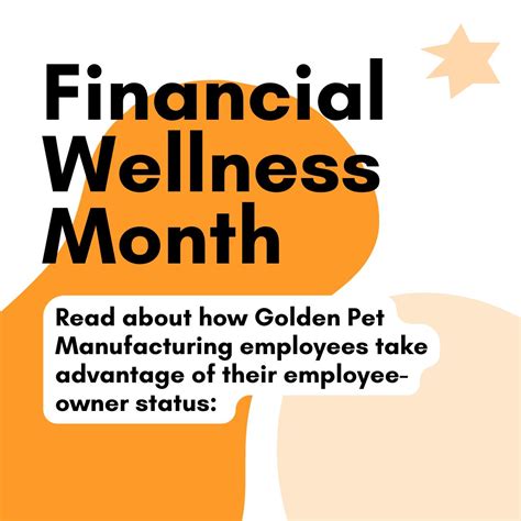 January is Financial Wellness Month! | Golden Pet Manufacturing®