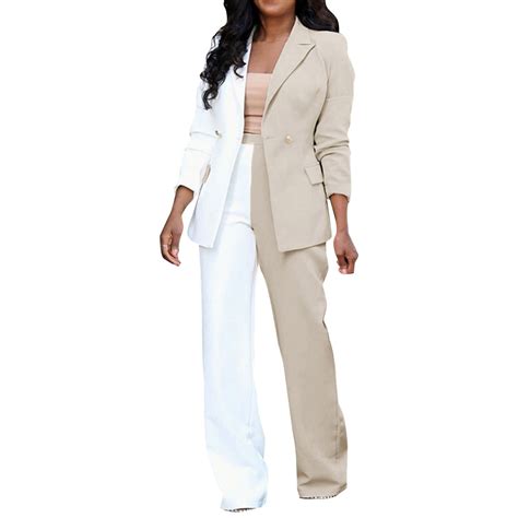 Formal White Pant Suit