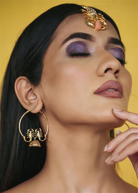 Get Scorpion Jhumka Glossy Gold at ₹ 1510 | LBB Shop