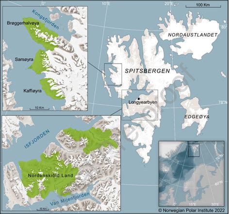 Image result for Svalbard Archipelago Map