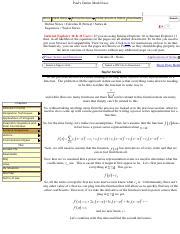 Pauls Online Notes : Calculus II - Taylor Series - Paul's Online Math ...