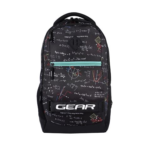 Buy Gear Calculus 34L Large Water Resistant School Bag with Rain Cover ...