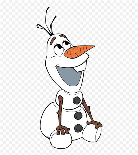 Olaf Clip Art From Frozen Disney Galore - Olaf Sitting Looking Up Png ...