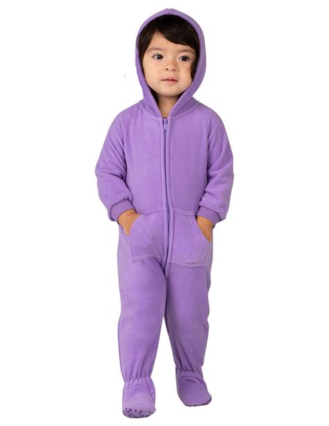 Royal Purple Hoodie One Piece - Infant Hooded Footed Pajamas | Hooded ...