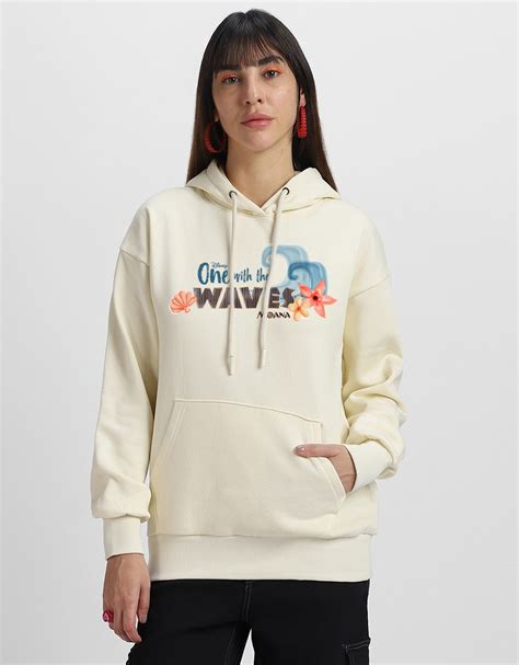 Moana Printed Marshmellow Oversized Hoodie – Juneberry