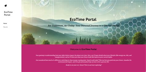 EcoTime Portal | Devpost
