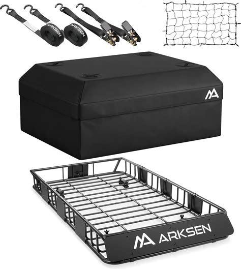 ARKSEN 64 x 34 x 6 Inch Universal Roof Rack with Extension, 600D ...