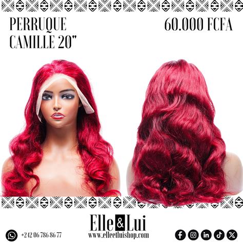 Perruque Camille 20" - Elle & Lui