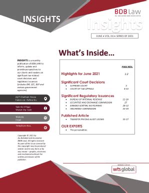 Fillable Online INSIGHTS - bdblaw.com.ph Fax Email Print - pdfFiller