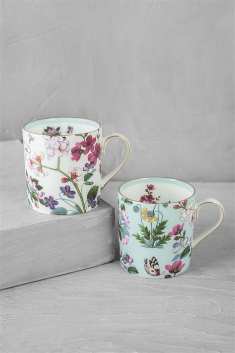 Set Of 2- Persia Garden Tea Mug