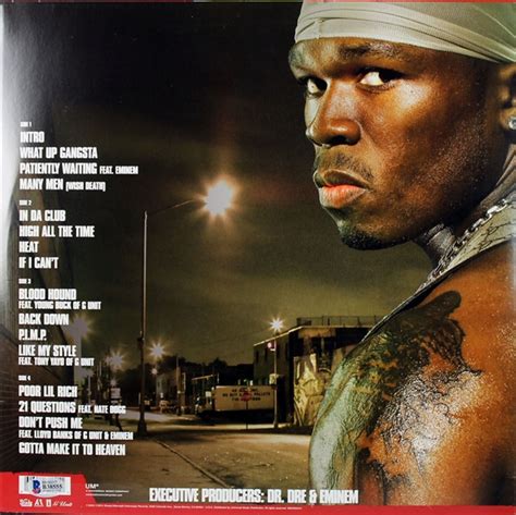 Lot Detail - 50 Cent Signed "Get Rich Or Die Tryin'" Vinyl Album Cover ...