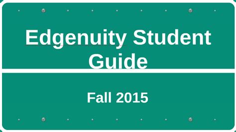 Image result for Edgenuity Student Guide
